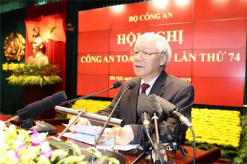 Khai mạc hội nghị công an toàn quốc lần thứ 74