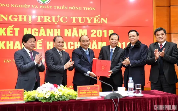 Thủ tướng dự Hội nghị triển khai nhiệm vụ năm 2019 của Bộ Nông nghiệp và Phát triển Nông thôn