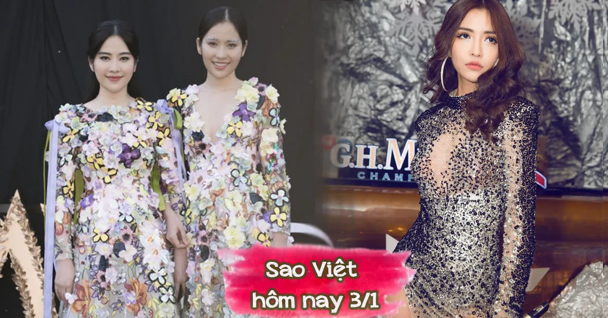 Sao Việt hôm nay 3/1: Nam Anh: Hai chị em rất dễ bị rung động, Bích Phương nhận nút vàng Youtube