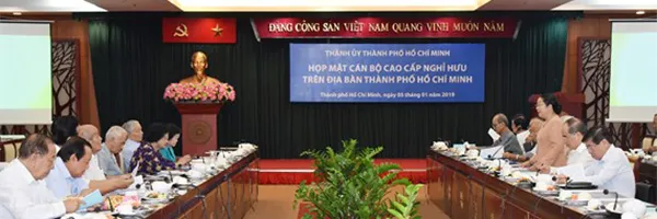 Tin TPHCM ngày 05/01/2019: Lãnh đạo TPHCM gặp gỡ cán bộ cao cấp nghỉ hưu