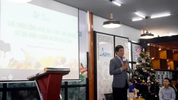 Công nghệ 6R Nhật Bản xử lý rác hữu cơ phát điện và không phát thải CO2