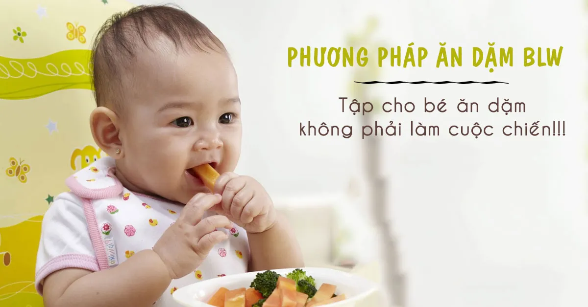 5 điều mẹ cần biết trước khi tập cho bé ăn dặm tự chỉ huy (BLW)