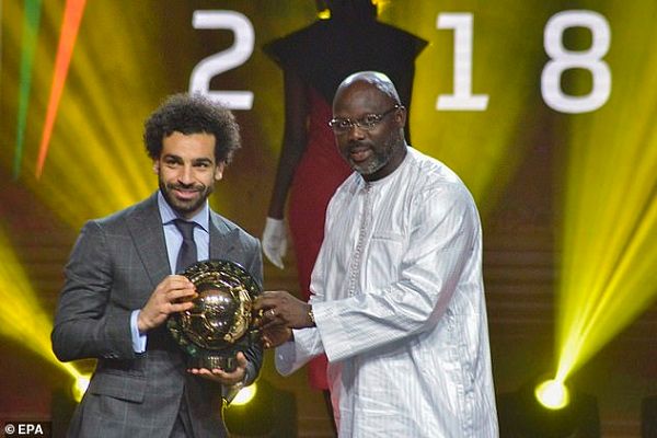 Mohamed Salah tiếp tục nhận giải thưởng danh giá