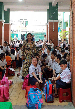 Hơn 200 học sinh tiểu học được giới thiệu về Luật Trẻ em