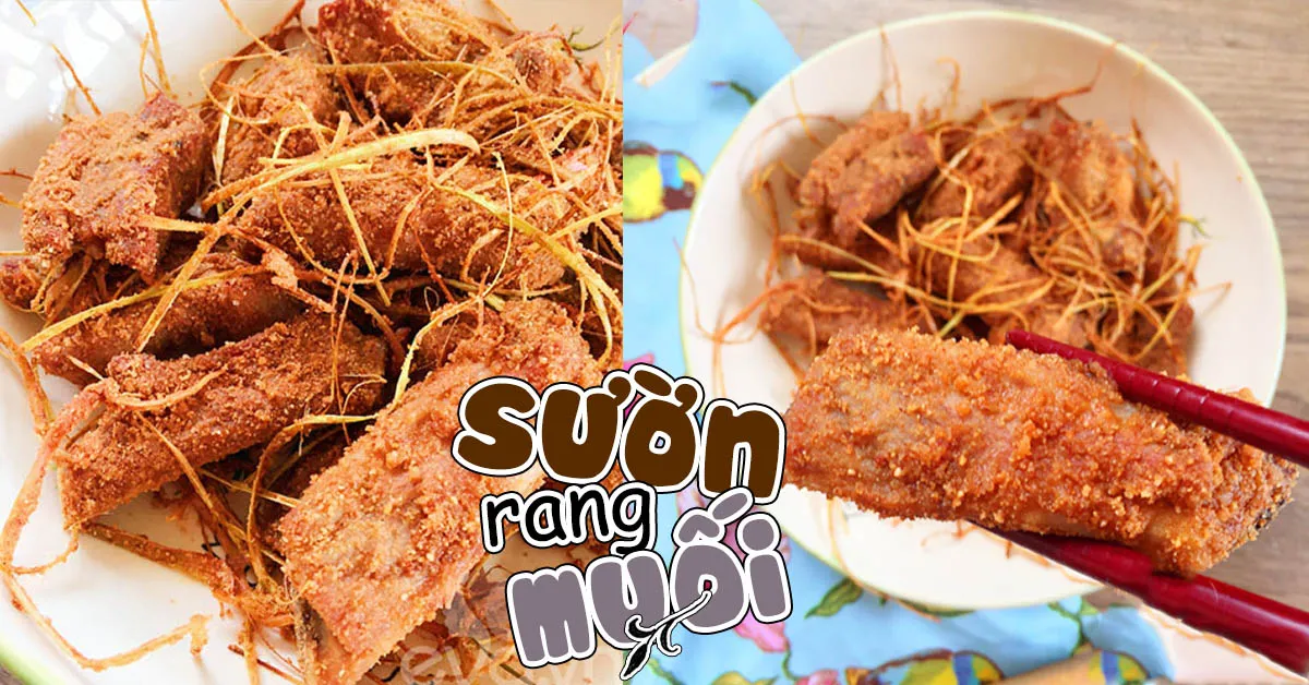 Món ngon mỗi ngày: Cách làm sườn rang muối mặn mà thơm lừng hương sả