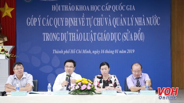 Cần làm rõ quyền tự chủ đối với giáo dục phổ thông
