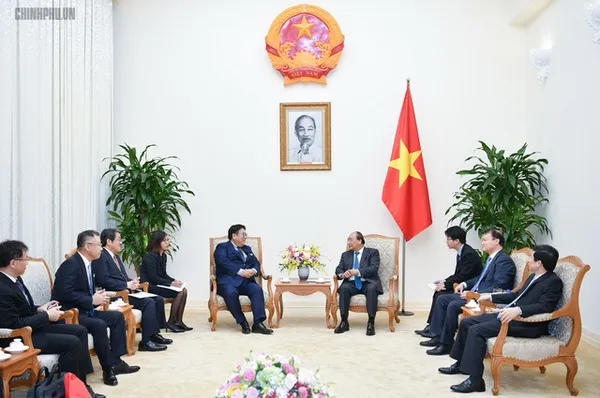 Thủ tướng tiếp lãnh đạo một số doanh nghiệp Nhật Bản đầu tư vào Việt Nam