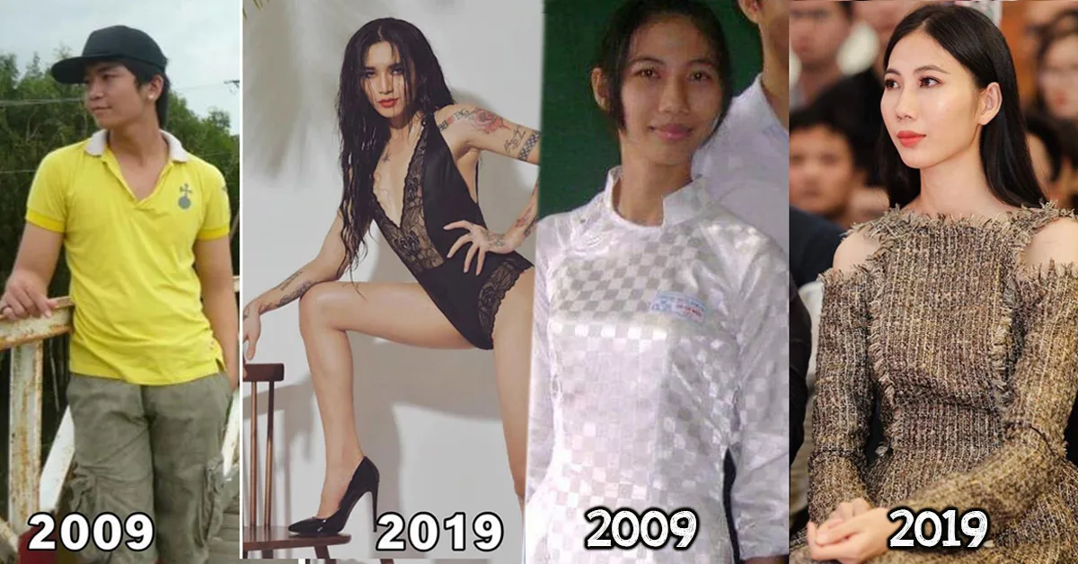 Sao Việt bắt trend Thử thách 10 năm: Ai dậy thì thành công nhất?
