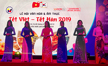 Khai mạc lễ hội văn hóa và ẩm thực Tết Việt - Tết Hàn 2019