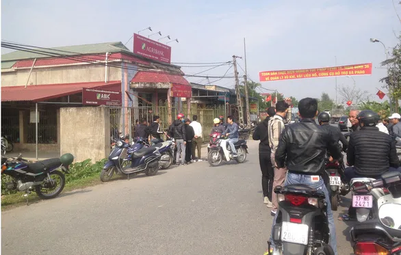 Táo tợn cướp ngân hàng Agribank tại Thái Bình giữa ban ngày