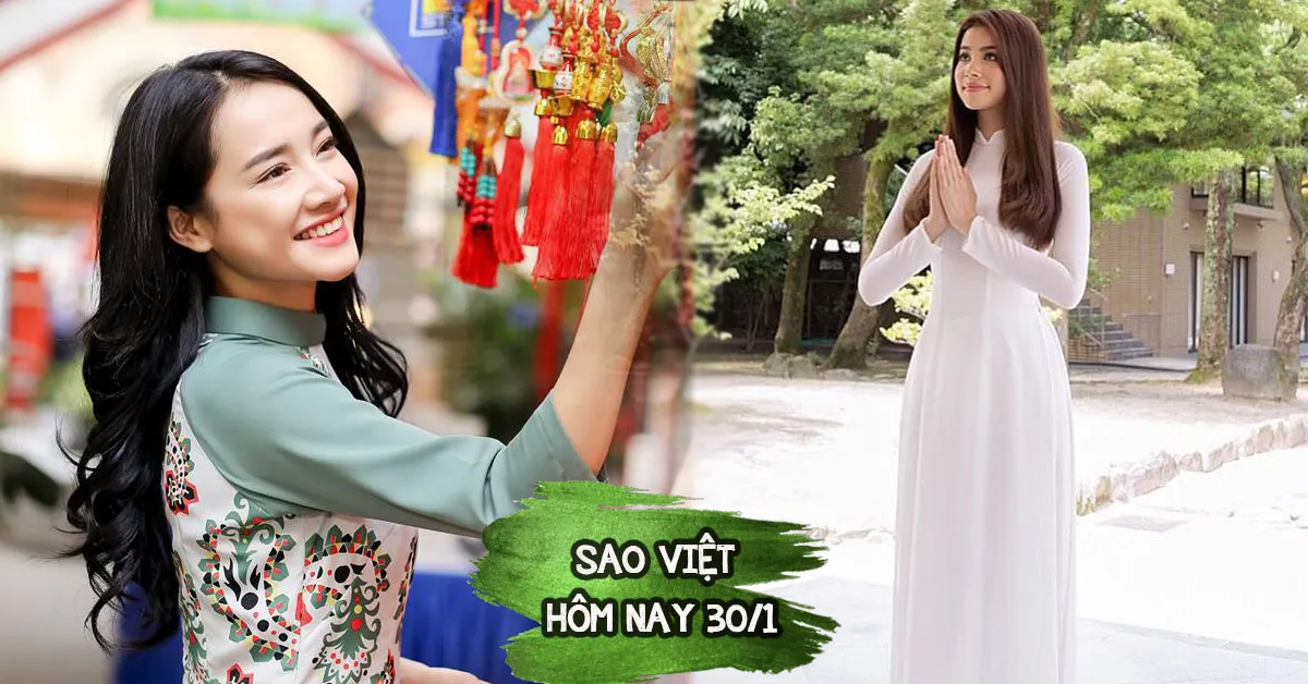 Sao Việt hôm nay 30/1: Nhã Phương tái xuất sau tin đồn sinh con, Phạm Hương khoe dáng thon gọn