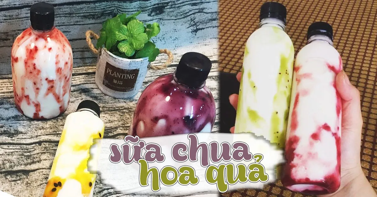 Cách làm sữa chua hoa quả cho da thêm đẹp, dáng thêm xinh