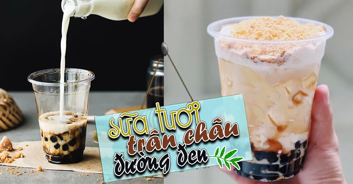 Cách làm sữa tươi trân châu đường đen chuyên nghiệp như barista