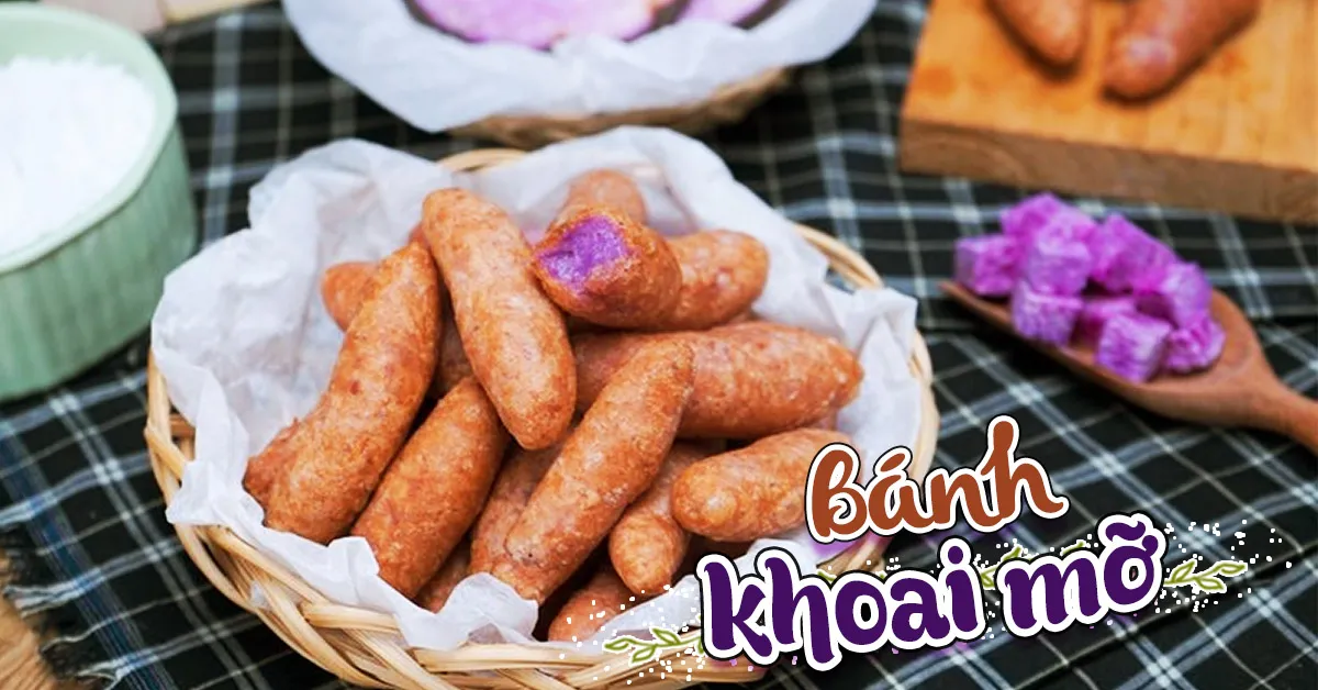 Cách làm bánh khoai mỡ ngon nức nở
