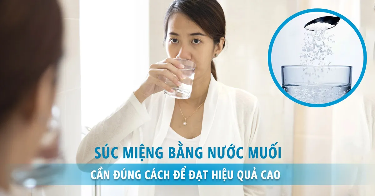 5 lợi ích từ việc súc miệng bằng nước muối