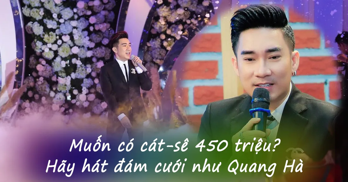Ngôi sao sở hữu chuỗi nhà bạc tỷ Quang Hà thừa nhận từng hét cát-sê giá 450 triệu/đêm