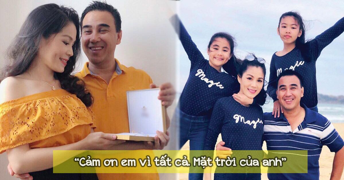 Tan chảy với lời nhắn gửi của Quyền Linh cho vợ sau 14 năm gắn bó