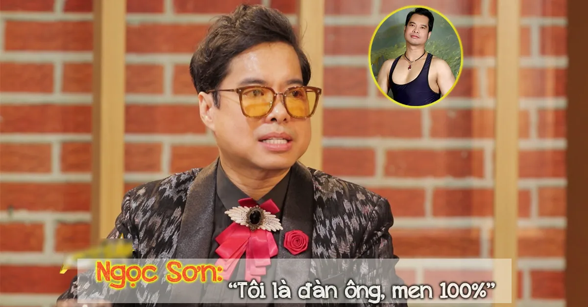 Danh ca Ngọc Sơn khẳng định: Tôi là đàn ông, men 100% sau những tin đồn về giới tính