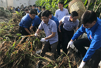 Ra quân thực hiện Ngày Chủ nhật Xanh lần thứ 130 tại quận 7