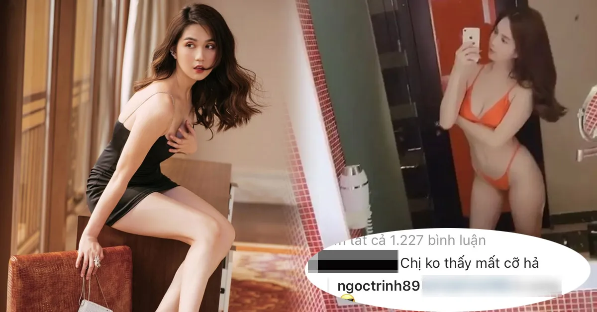 Ngọc Trinh bị phê bình không biết mắc cở, liền đáp trả cực gắt trong lúc khoe đường cong