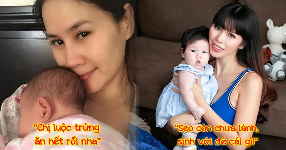 Vừa sinh xong đã bị hỏi bao giờ đẻ tiếp, đây là cách các mỹ nhân Việt đáp trả