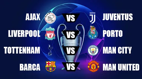 MU gặp Barca, nội chiến Tottenham vs Man City tại tứ kết Cup C1 - Champions League 2018-2019