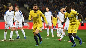 Diễn biến Dynamo Kyiv vs Chelsea tại Cup C2: Giroud lập hat-trick, Chelsea hiên ngang vào tứ kết