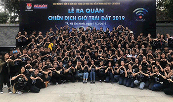 Ra quân phát động Chiến dịch Giờ Trái đất 2019