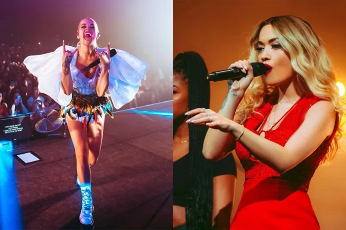Bất ngờ chưa? Ca sĩ Rita Ora diện thiết kế Việt trong Tour diễn Pheonix 