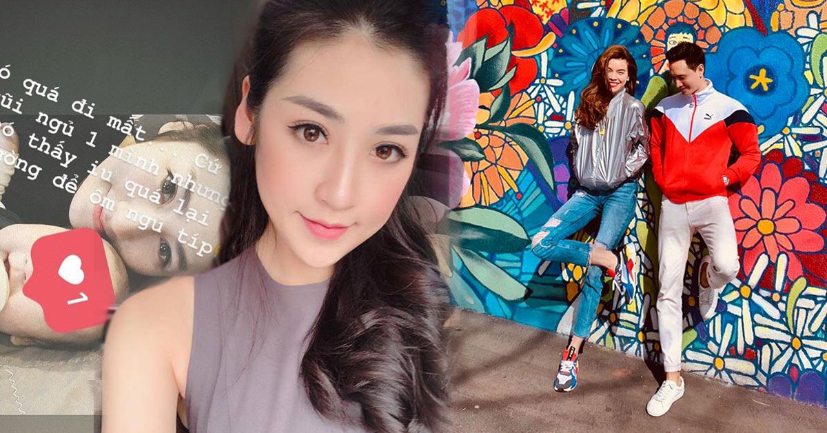 Á hậu Tú Anh chụp cận mặt con trai, Hồ Ngọc Hà - Kim Lý lại khoe ảnh tình bể bình