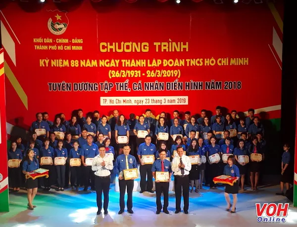 Đoàn Khối Dân-Chính-Đảng TPHCM tuyên dương 85 tập thể, cá nhân điển hình năm 2018