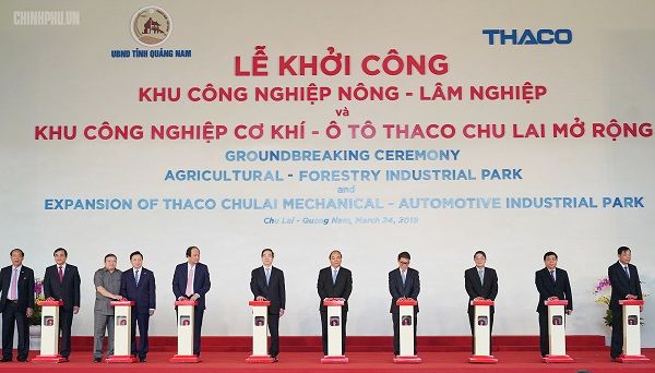 Khởi công các dự án tại khu kinh tế Chu Lai