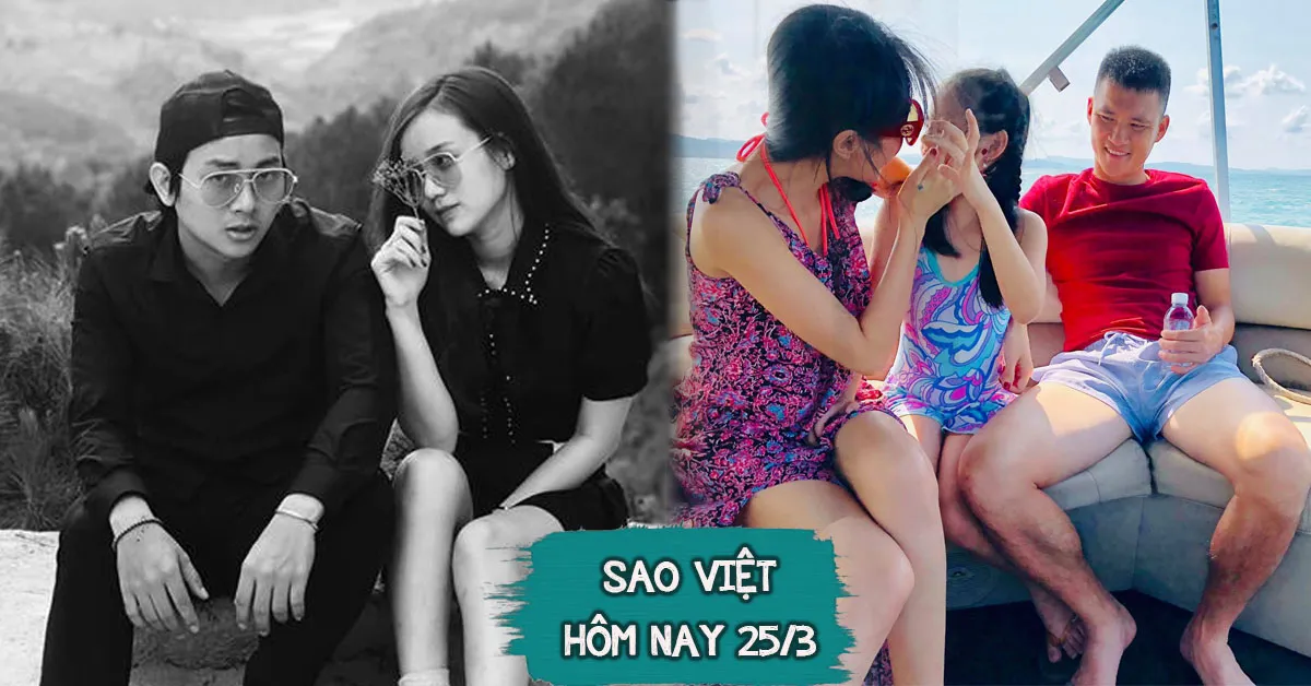 Sao Việt hôm nay 25/3: Hoài Lâm tái xuất cùng bạn gái, Thủy Tiên để lộ ảnh bé Bánh Gạo
