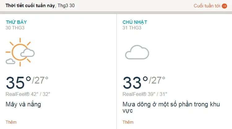 Dự báo thời tiết TPHCM cuối tuần (30/3 - 31/3): Thứ Bảy nắng như rang, Chủ nhật có thể mưa rào