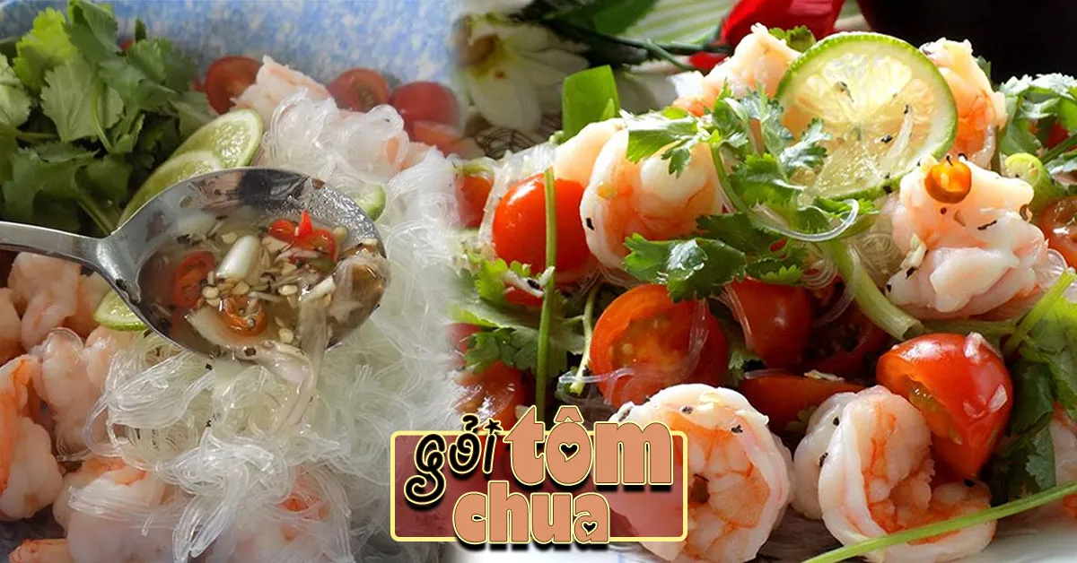 Cách làm gỏi tôm chua cay đậm đà, cả nhà đều thích