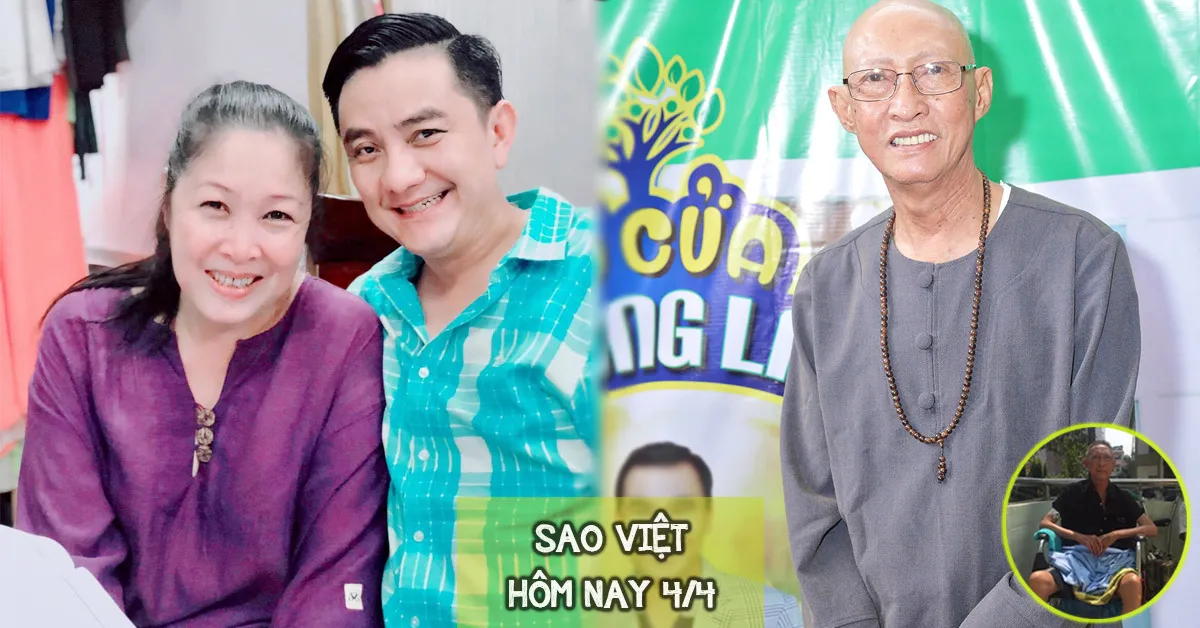 Sao Việt hôm nay 4/4: Hồng Vân tiết lộ tâm nguyện của Anh Vũ, bệnh tình Lê Bình chuyển biến xấu