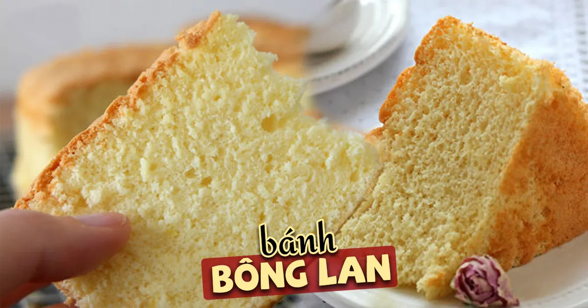 Cách làm bánh bông lan xốp tan mềm mịn