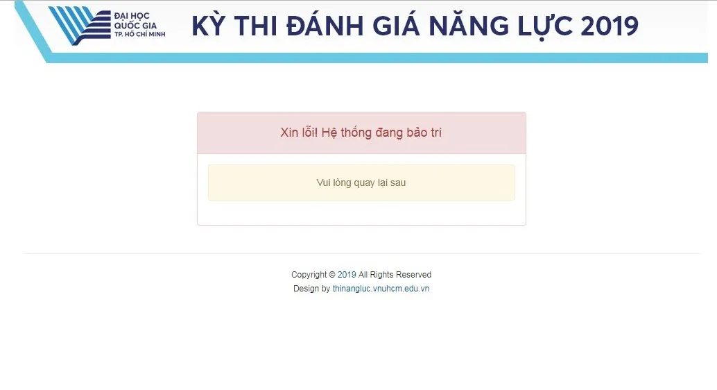 Hôm nay 10/4: Công bố điểm thi đánh giá năng lực đợt 1, website công bố điểm không truy cập được