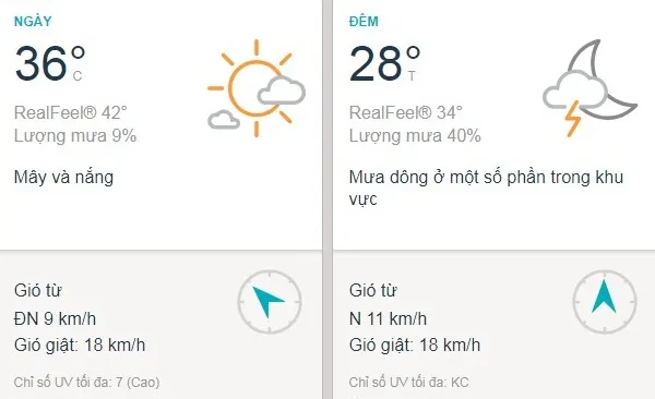 Dự báo thời tiết TPHCM hôm nay10/4: Ngày nắng, đêm có thể có dông