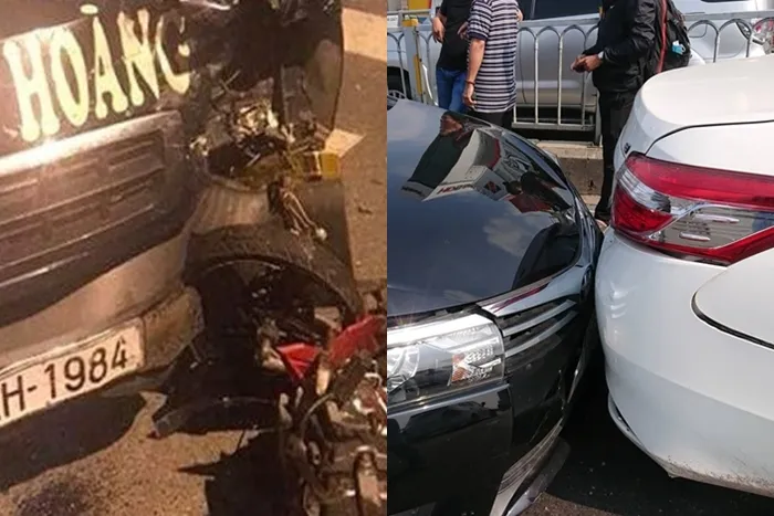 Tai nạn giao thông 10/4: Ôtô tông liên hoàn tại Hàng Xanh - Đà Nẵng nam thanh niên tử vong do xe tải