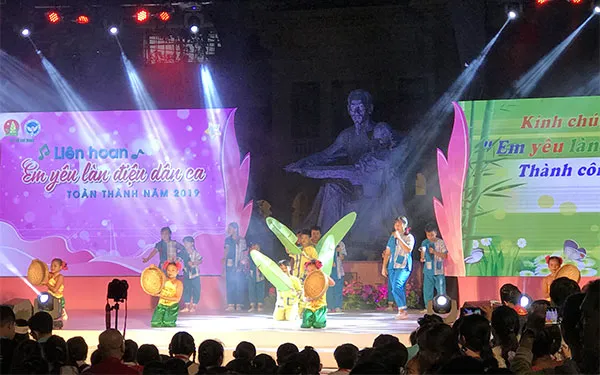 18 tiết mục vào vòng chung kết Liên hoan Em yêu làn điệu dân ca” toàn thành năm 2019