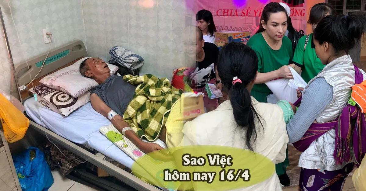 Sao Việt hôm nay 16/4: Lê Bình sốt cao, nằm mê man, Phi Nhung làm từ thiện mừng sinh nhật