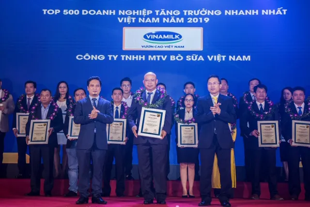 Cty Bò sữa Việt Nam thuộc Vinamilk lọt vào Top tăng trưởng nhanh nhất Việt Nam