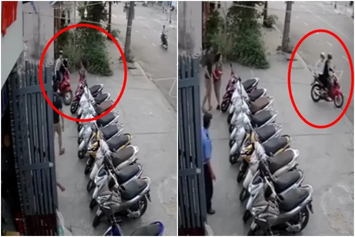 Camera bắt trộm: Cướp giật túi xách giữa ban ngày và cái kết bất ngờ