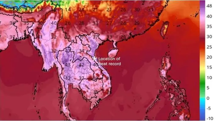 Báo The Washington Post đưa tin: Việt Nam nóng kỷ lục từ trước tới nay