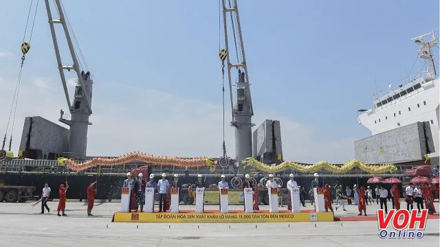 Xuất khẩu lô hàng 15.000 tấn tôn đến Mexico