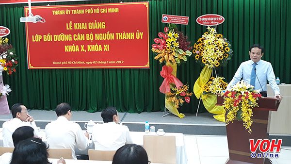  92 cán bộ tham dự lớp bồi dưỡng nguồn Thành ủy