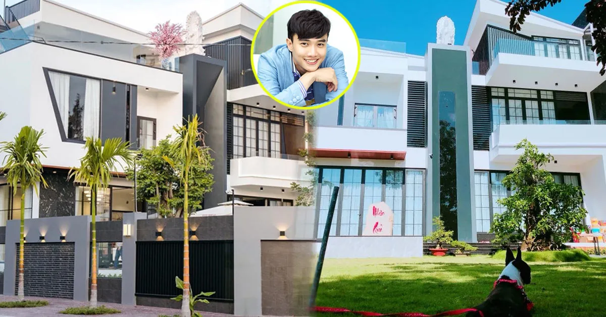 Choáng ngợp với căn biệt thự 25 tỷ nam diễn viên Gạo Nếp Gạo Tẻ tặng cho bố mẹ