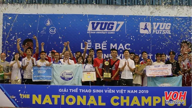 Đại học Tôn Đức Thắng vô địch futsal sinh viên toàn quốc VUG 2019