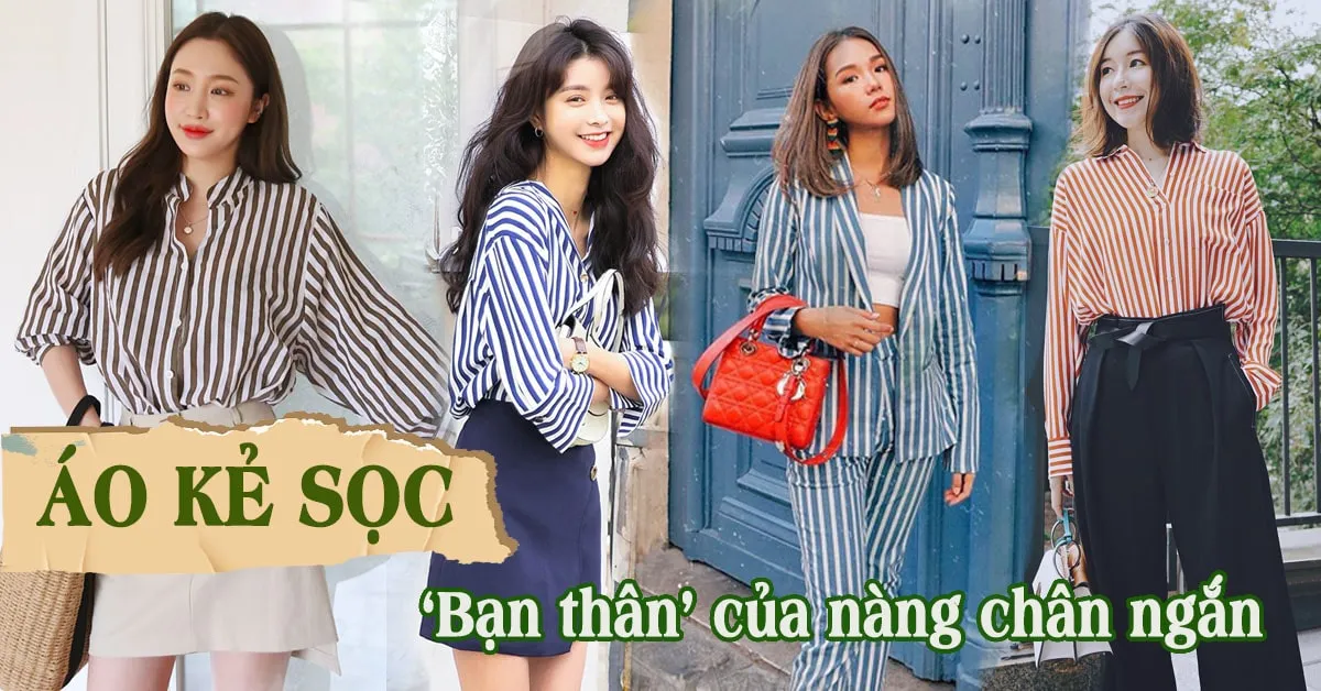 Bí quyết phối đồ với áo kẻ sọc giúp bạn ăn gian chiều cao lẫn cân nặng
